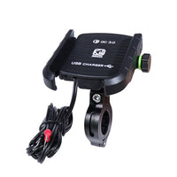 2019 Newest Motorcycle Modified Phone Holder Qc3.0 Usb Quick Charger 12-24v Motorbike Bicycle Bracket With Switch Waterproof
