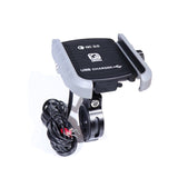 2019 Newest Motorcycle Modified Phone Holder Qc3.0 Usb Quick Charger 12-24v Motorbike Bicycle Bracket With Switch Waterproof