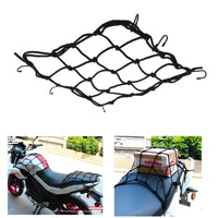 Bungee Cargo Net Motorbike Helmet Mesh Storage Motorcycle Helmet Fix Luggage Hold Down Storage Cargo Organiser Net 30*30CM
