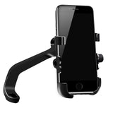 MotoLovee Universal Phone Holder QC 3.0 Motorcycle USB Charger Waterproof 12V MotorBike Mobile Phone Mount Power Adapter Mirror