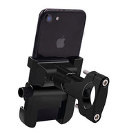 MotoLovee Universal Phone Holder QC 3.0 Motorcycle USB Charger Waterproof 12V MotorBike Mobile Phone Mount Power Adapter Mirror